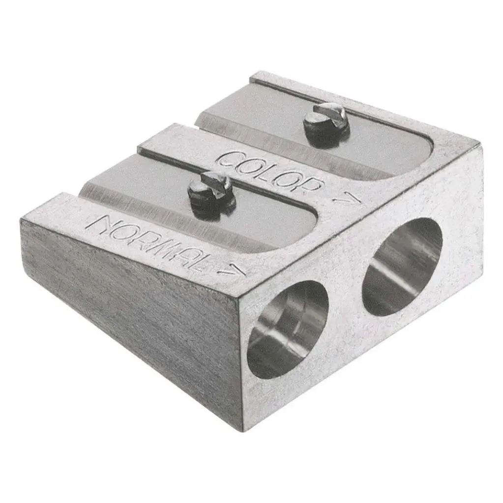 Apontador com Furo Duplo de Metal Faber-Castell